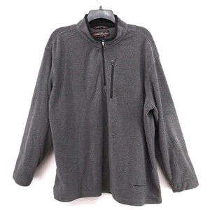 Free Country Sweatshirts Men's 2XL Gray Long Sleeve 1/4 Zip